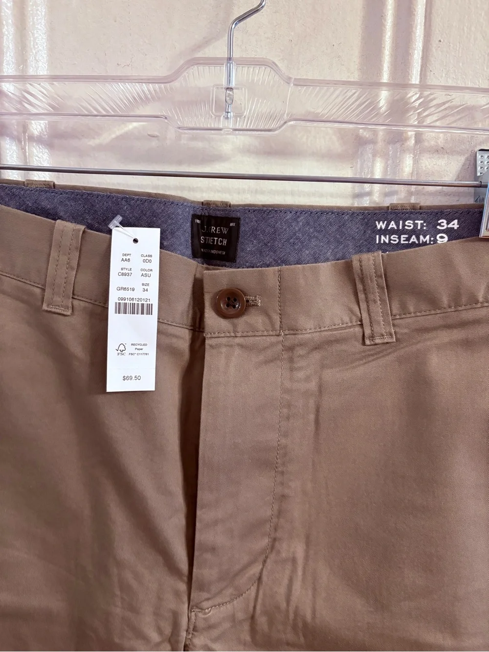 NWT J. Crew Men's Shorts